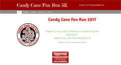 Desktop Screenshot of candycanefunrun.com